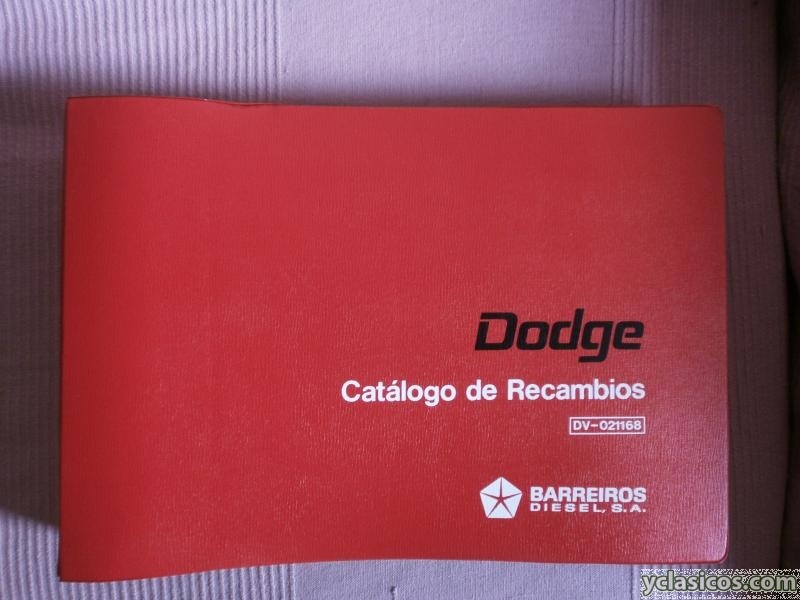 CATALOGO RECAMBIOS ORIGINALES BARREIROS DODGE DART