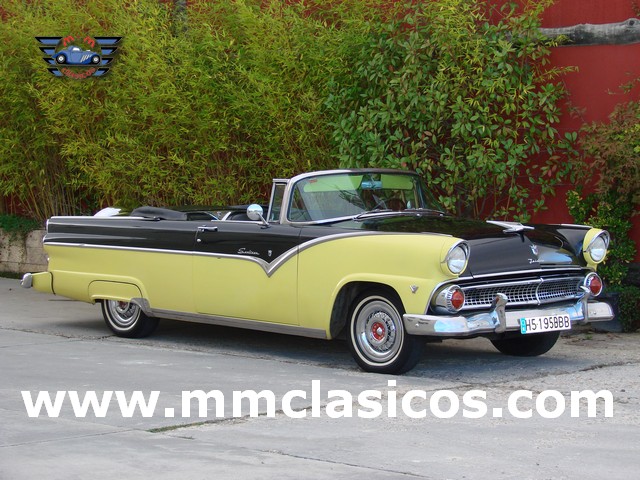 entusiasmo escolta Clavijas Venta Coche Clásico Americano Ford Fairlane Sunliner Continental V8 1955 -  Portal compra venta vehículos clásicos