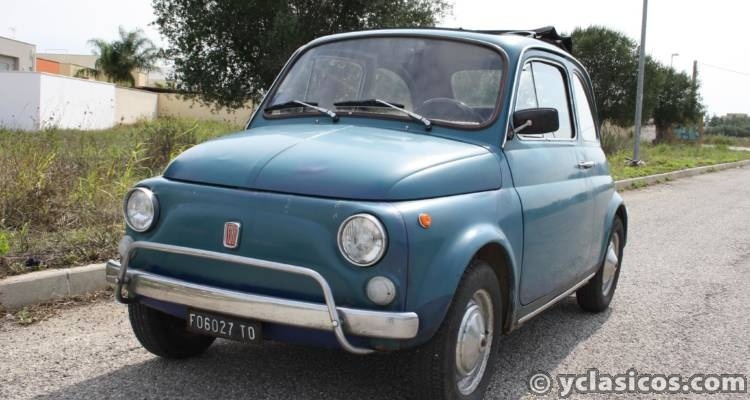 1971 Fiat 500 L Azul - Nunca restaurado