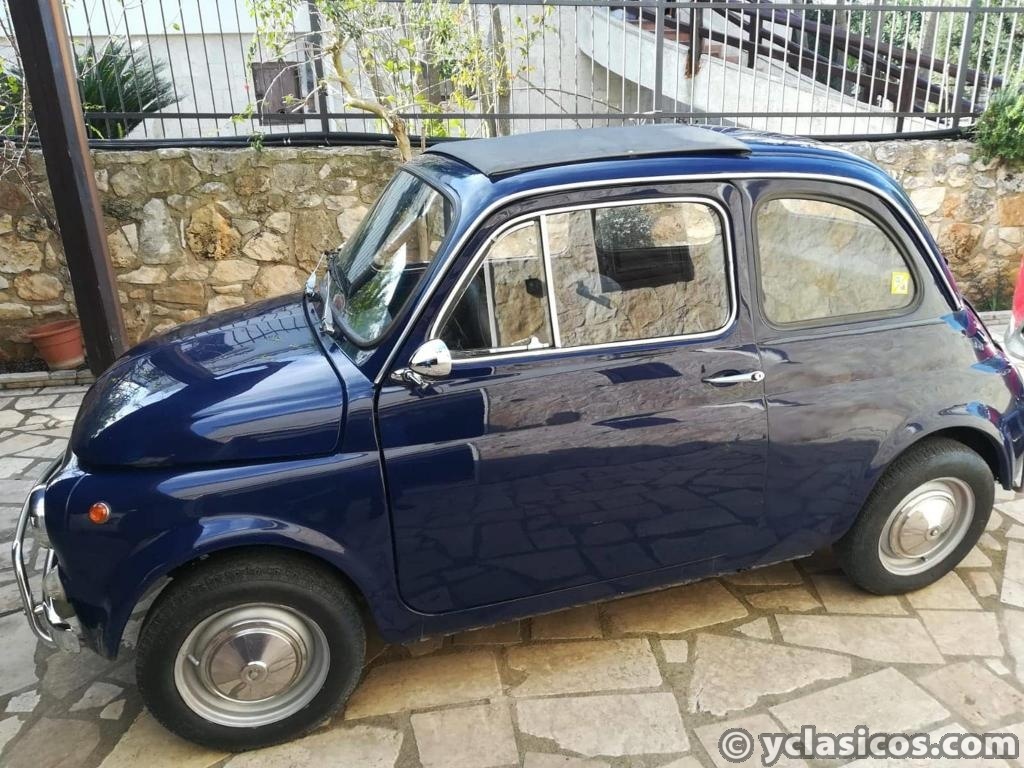 1970 Fiat 500 L Azul Oscuro
