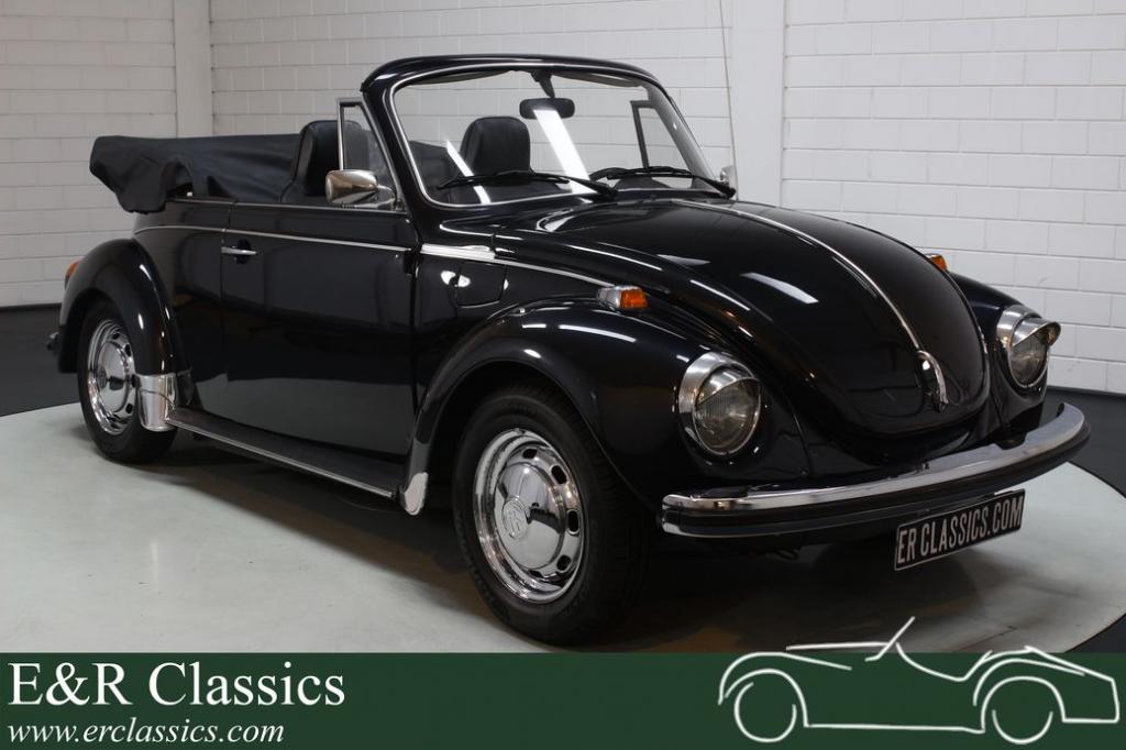 VW Beetle Cabriolet | Extensively restored | Triple Black | Very good condition | 1973