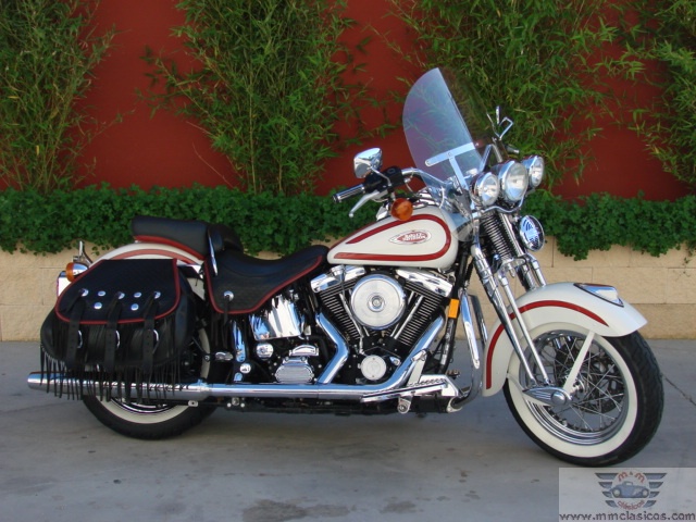 Series de tiempo Definitivo Subir Moto Clásica Americana Harley Davidson Heritage Springer 1997 - Portal  compra venta vehículos clásicos